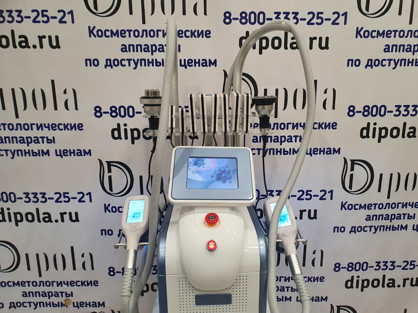 Аппарат FR-M3 (крио: 2 большие манипулы и 1 для подбородка), кавитация ...